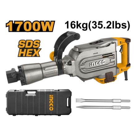 INGCO Abbruchhammer 45 J 1700 W SDS-Hex