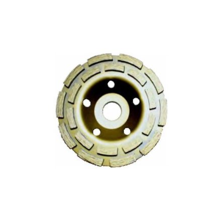 GERMAFLEX Diamantschleiftopf 125 x 22,2 mm 2-reihig