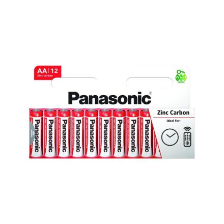 PANASONIC AA/Bleistift-Zink-Mangan-Dauerbatterie 1,5 V (12 Stück)