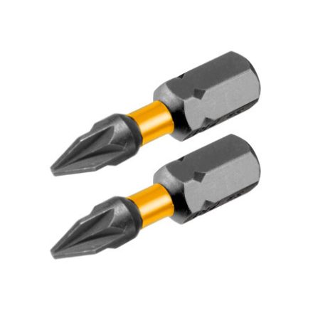 INGCO Impact Bit Spitze PZ2 x 25 mm (2 Stück)