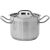 YATO GASTRO Topf mit Deckel 2,4 Liter 160 x 120 mm Edelstahl