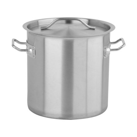 YATO GASTRO Topf mit Deckel 12 Liter 250 x 250 mm Edelstahl