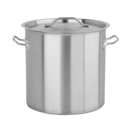 YATO GASTRO Topf mit Deckel 21 Liter 300 x 300 mm Edelstahl