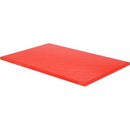 YATO GASTRO Schneidebrett 450 x 300 x 13 mm PE rot