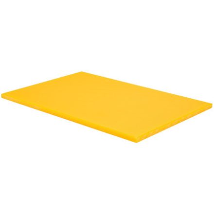 YATO GASTRO Schneidebrett 450 x 300 x 13 mm PE gelb