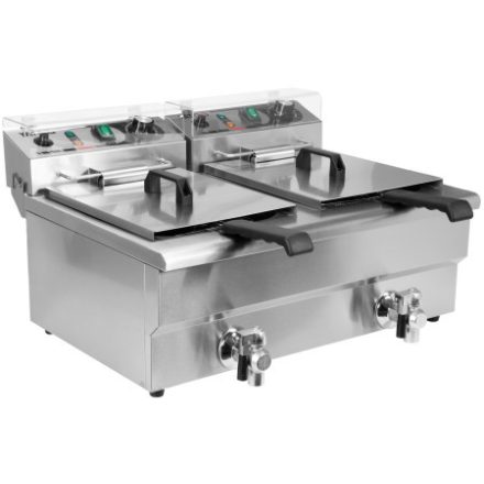 YATO GASTRO Tischfritteuse 12 Liter 5000 W mit Ablasshahn