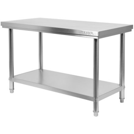 YATO GASTRO Inox-Arbeitstisch mit unterer Ablage