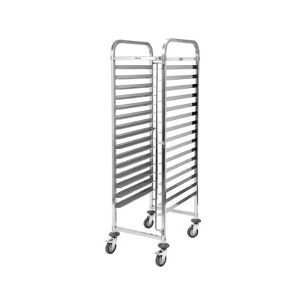 YATO GASTRO Rack, Tablett-Aufnahmewagen für 600 x 400 Tabletts