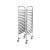 YATO GASTRO Rack, Tablett-Aufnahmewagen für 600 x 400 Tabletts