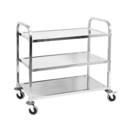 YATO GASTRO Lebensmittelwagen mit 3 Ablagen