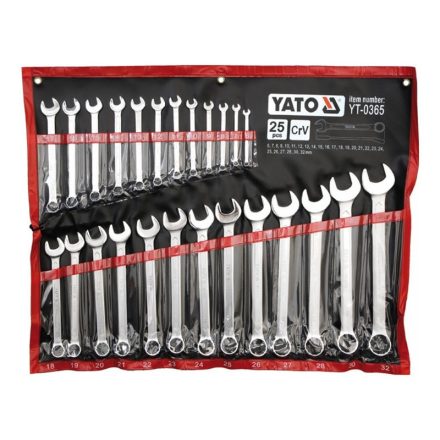 YATO Gabel-Ringschlüssel-Set 25-teilig 6-32 mm CrV
