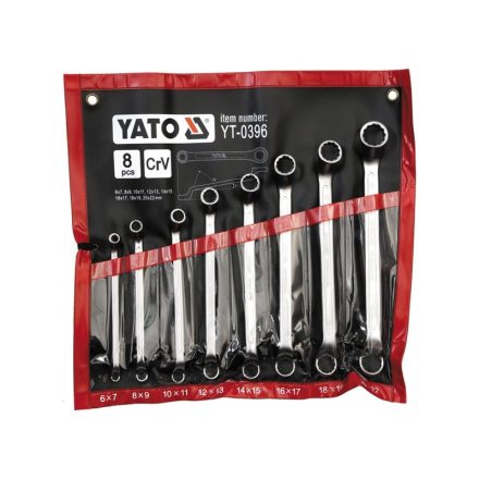 YATO Sternschlüssel-Set 8-teilig 6-22 mm CrV