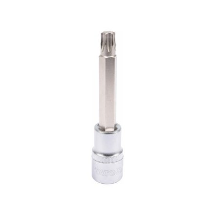 YATO Langer Bit-Steckschlüssel Torx 1/2" T50 CrV