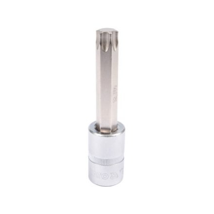 YATO Langer Bit-Steckschlüssel Torx 1/2" T60 CrV