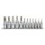 YATO Bit-Steckschlüsselsatz 12-teilig Torx 1/4", 3/8" CrV