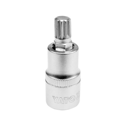 YATO Bit-Steckschlüssel Spline 1/2" M10 CrV