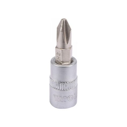 YATO Bit-Steckschlüssel Phillips 1/4" PH2 CrV