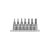 YATO Bit-Stecknuss-Set, 7-teilig, Loch 5-Zack, Torx 1/4 Zoll T10-T40 CrV