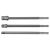 YATO Steckschlüssel-Adaptersatz 3-teilig 1/4" Sechskant -> 1/4", 3/8", 1/2" Vierkant CrV