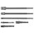 YATO Steckschlüssel-Adaptersatz 6-teilig 1/4" Sechskant -> 1/4", 3/8", 1/2" Vierkant CrV