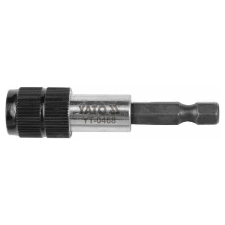 YATO Bithalter 60 mm 1/4" Schnellspanner Edelstahl