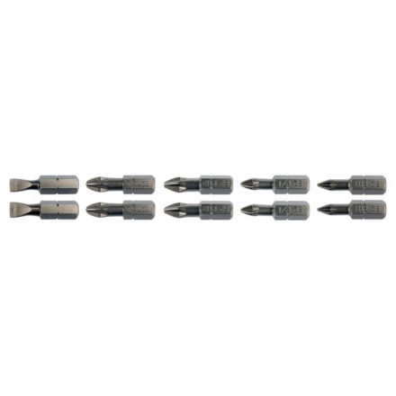 YATO Bitspitzen-Set 10 Stück 25 mm