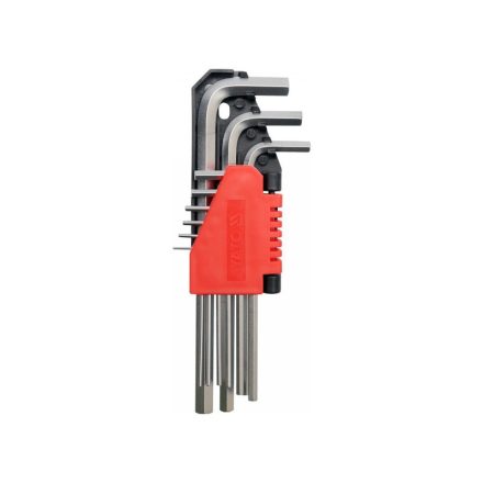 YATO Inbusschlüsselsatz 9-teilig 1,5-10 mm CrV