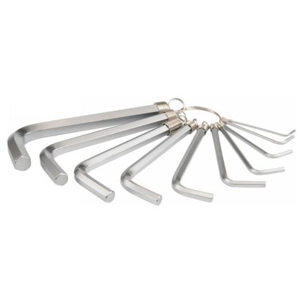 YATO Inbusschlüsselsatz 10-teilig 1,5-10 mm CrV