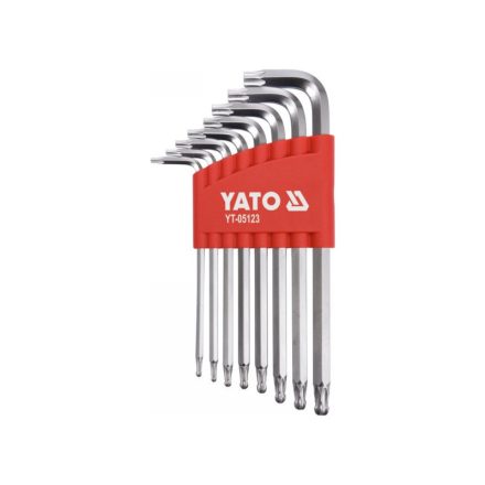 YATO Kugelkopf-Torx-Schlüsselsatz 8-teilig T9-T40 CrV