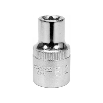 YATO Steckschlüssel Außen-Torx 1/2" E12 CrV