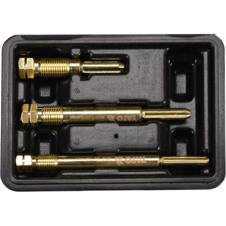 YATO Glühkerzengewinde-Reparatur- und Reinigungsset 3-teilig M10-M12 CrV