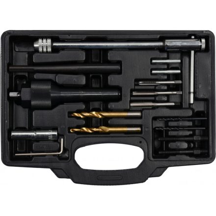 YATO Beschädigter Glühkerzen-Entfernungssatz, 16-teilig, 3/8" CrV