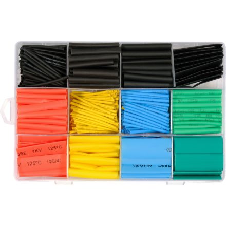 YATO Color Schrumpfschlauch-Set 530-teilig