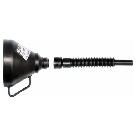 YATO Kunststofftrichter mit 150 mm flexiblem Schlauch