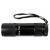 YATO Wiederaufladbare LED-Taschenlampe 30 Lumen Aluminium schwarz 3 x AAA
