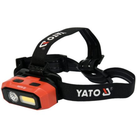 YATO Akku LED Stirnlampe 800 lm mit Bewegungssensor