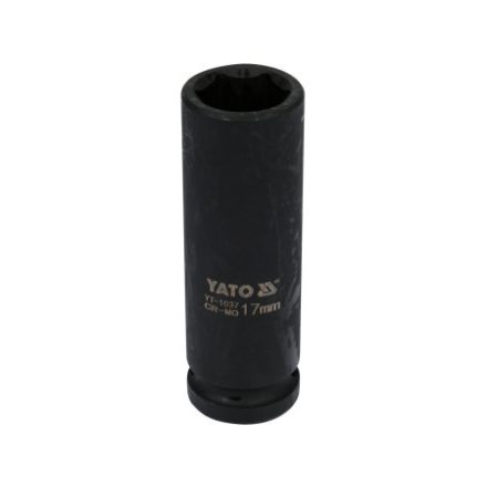 YATO Maschinenlanger Steckschlüssel 1/2" 17 mm CrMo