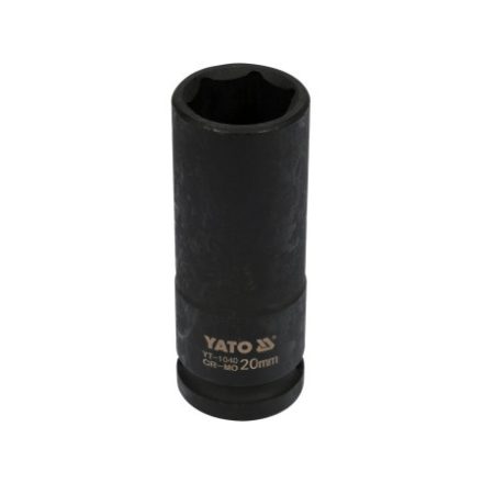 YATO Maschinenlanger Steckschlüssel 1/2" 20 mm CrMo
