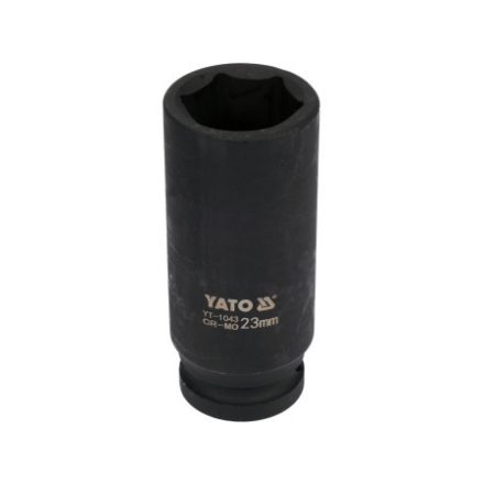 YATO Maschinenlanger Steckschlüssel 1/2" 23 mm CrMo