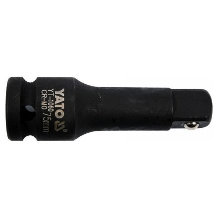 YATO Maschinen-Steckschlüssel-Verlängerungsschaft 1/2" 75 mm CrMo