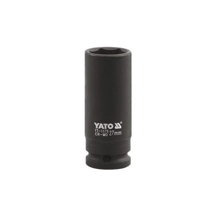 YATO Maschinenlanger Steckschlüssel 1" 27 mm CrMo