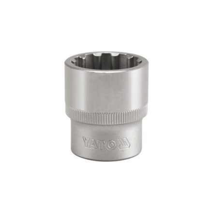 YATO Steckschlüssel Spline 1/2" 16 mm CrV