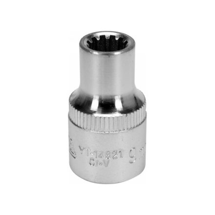 YATO Steckschlüssel Spline 1/2" 9 mm CrV