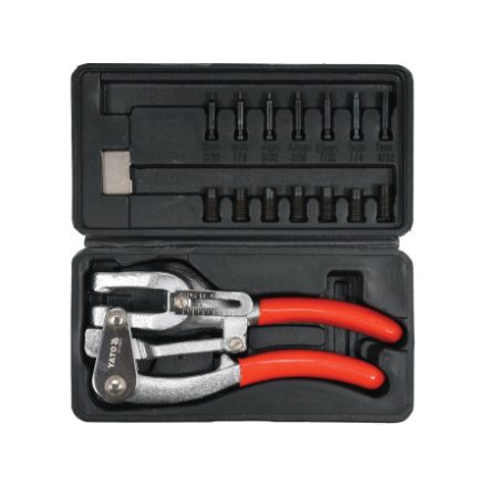 YATO Plattenstanzzangen-Set 16-teilig