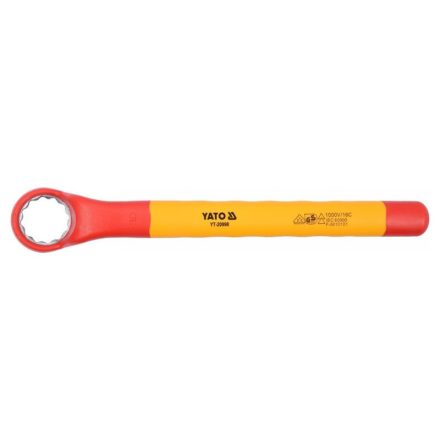 YATO Gebogener Sternschlüssel 30 mm / 310 mm CrV isoliert bis 1000 V