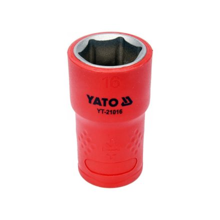 YATO Isolierter Steckschlüssel 3/8" 16 mm 1000 V CrV