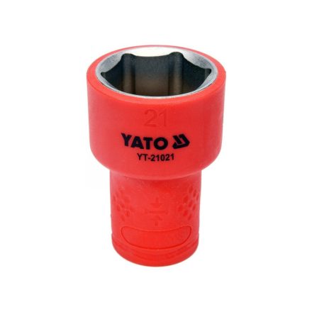 YATO Isolierter Steckschlüssel 3/8" 21 mm 1000 V CrV
