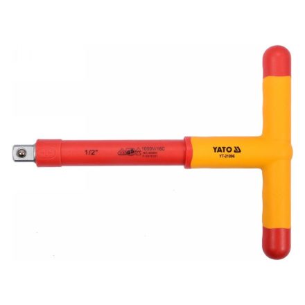 YATO T-förmige Kurbel 1/2", isoliert bis 1000 V CrV