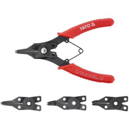 YATO Seegeringzangen-Set 5-teilig