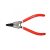 YATO Seegerzange 180 mm extern gebogen
